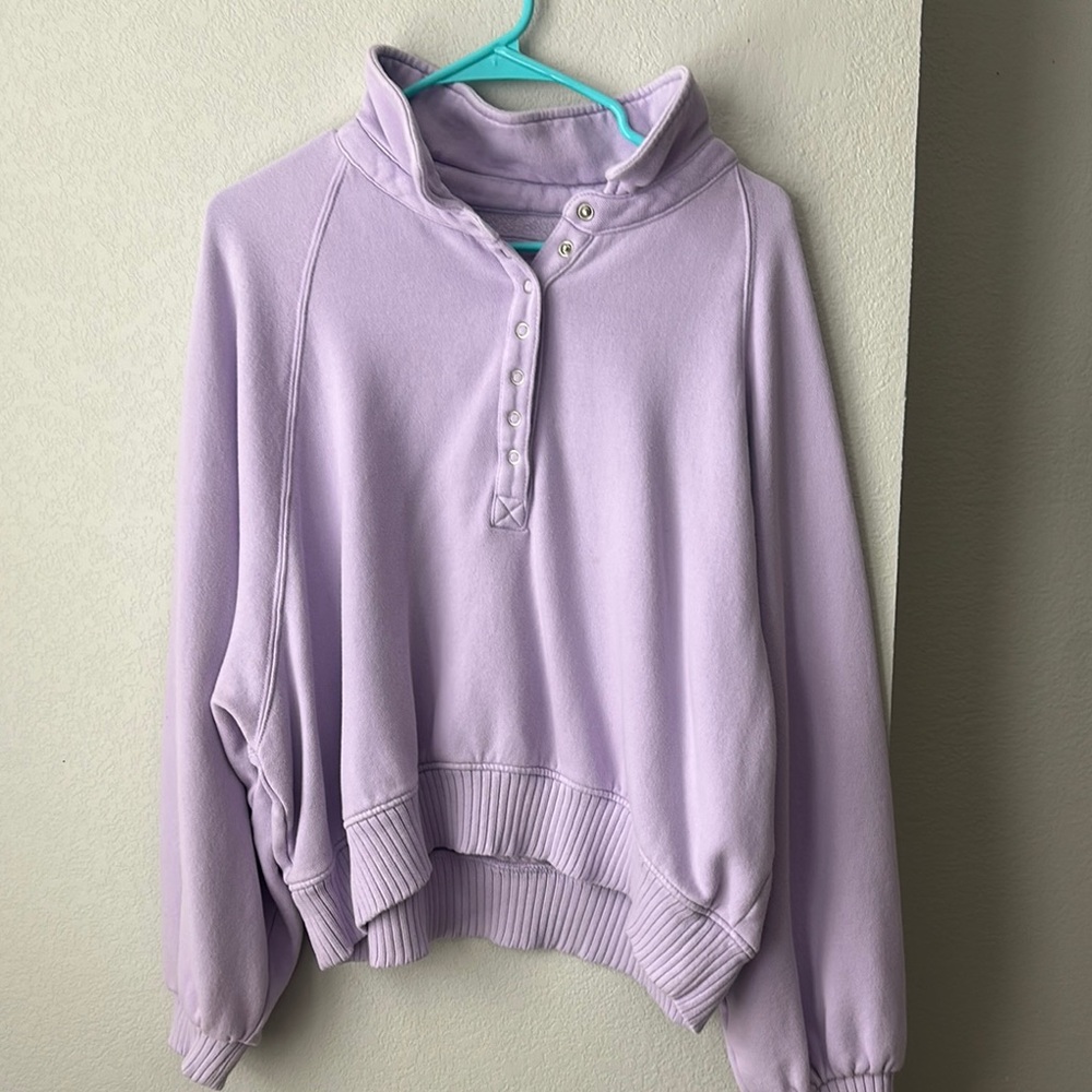 Lavender Pullover Sweatshirt